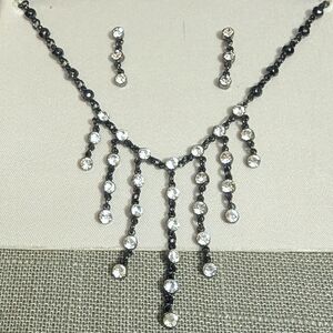 Charter Club Dangle Necklace & Earing Set